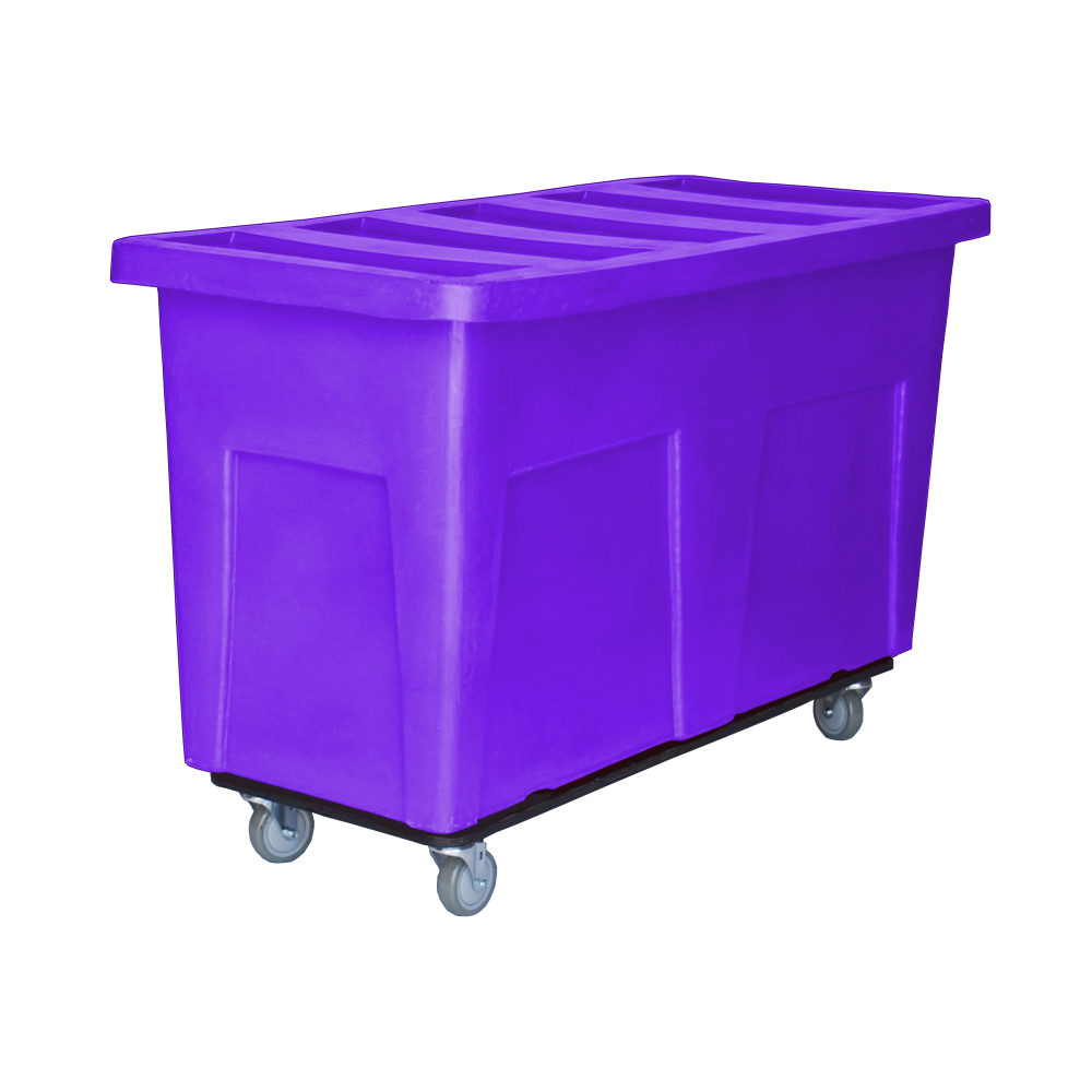 UT-5530-H4, Bulk Box Truck, 13 Bushel, 55" x 24" x 35.25" - Purple, Heavy Duty 