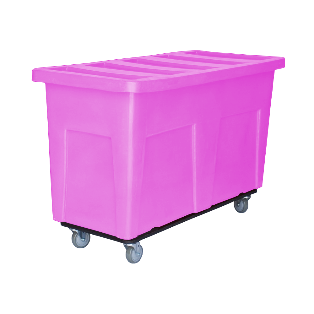 UT-5530-H4, Bulk Box Truck, 13 Bushel, 55" x 24" x 35.25" - Pink, Heavy Duty 