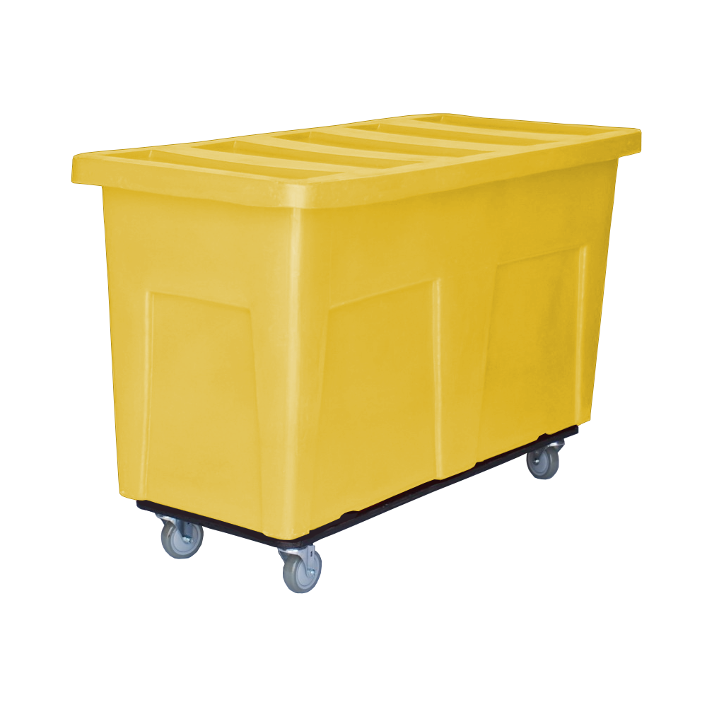 UT-5530-H4, Bulk Box Truck, 13 Bushel, 55" x 24" x 35.25" - Yellow, Heavy Duty 