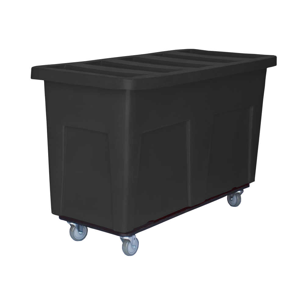 UT-5530-H4, Bulk Box Truck, 13 Bushel, 55" x 24" x 35.25" - Black, Heavy Duty 