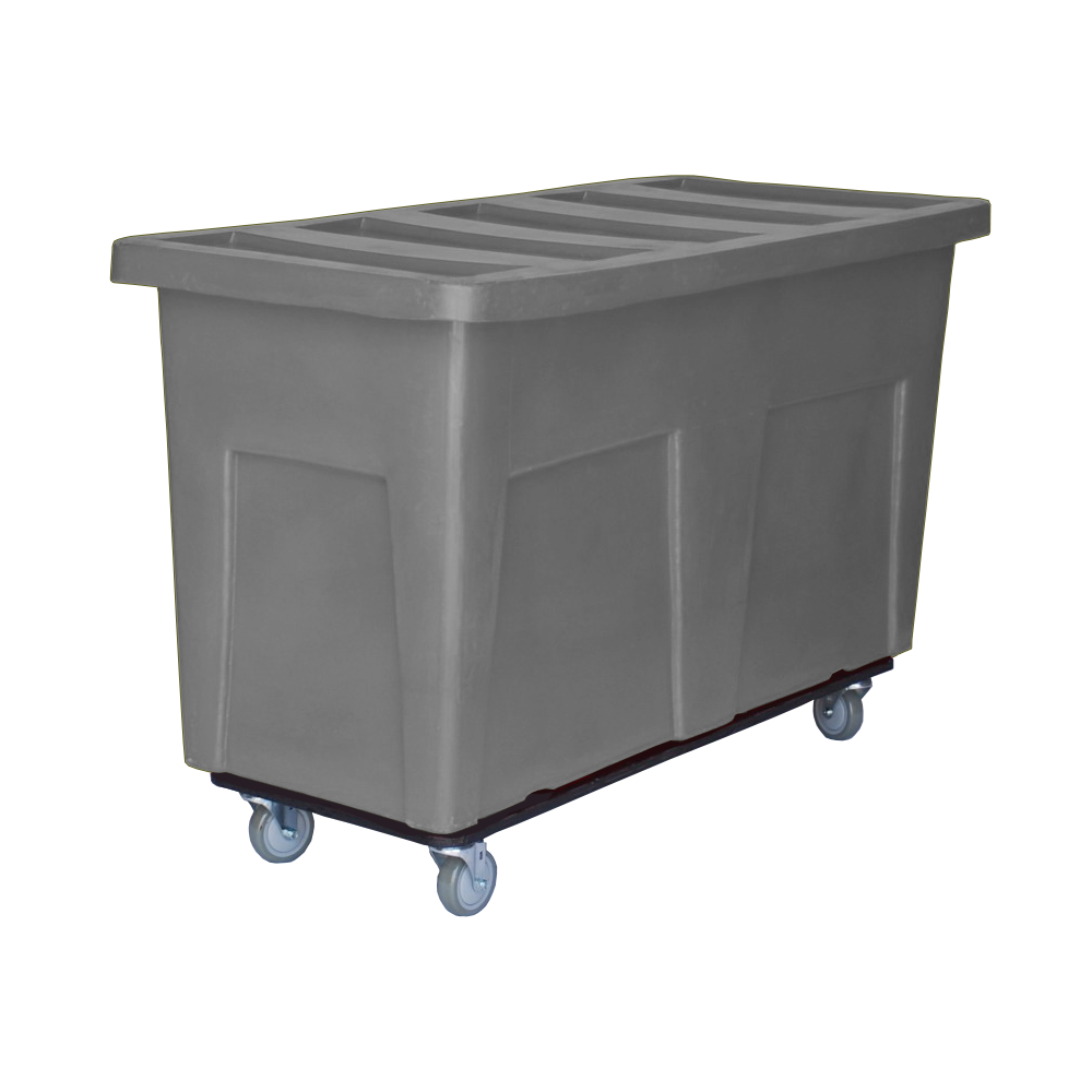 UT-5530-H4, Bulk Box Truck, 13 Bushel, 55" x 24" x 35.25" - Grey, Heavy Duty 