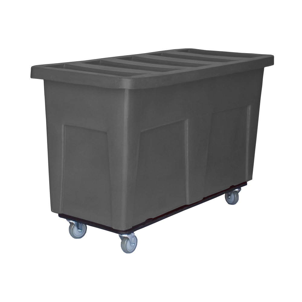 UT-5530-H4, Bulk Box Truck, 13 Bushel, 55" x 24" x 35.25" - Dark Gray, Heavy Duty 