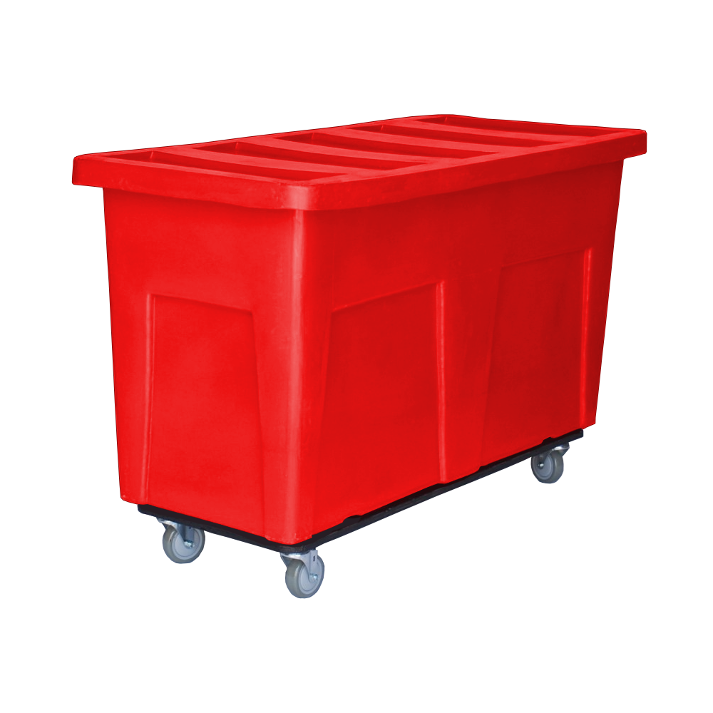 UT-5530-H4, Bulk Box Truck, 13 Bushel, 55" x 24" x 35.25" - Red, Heavy Duty 