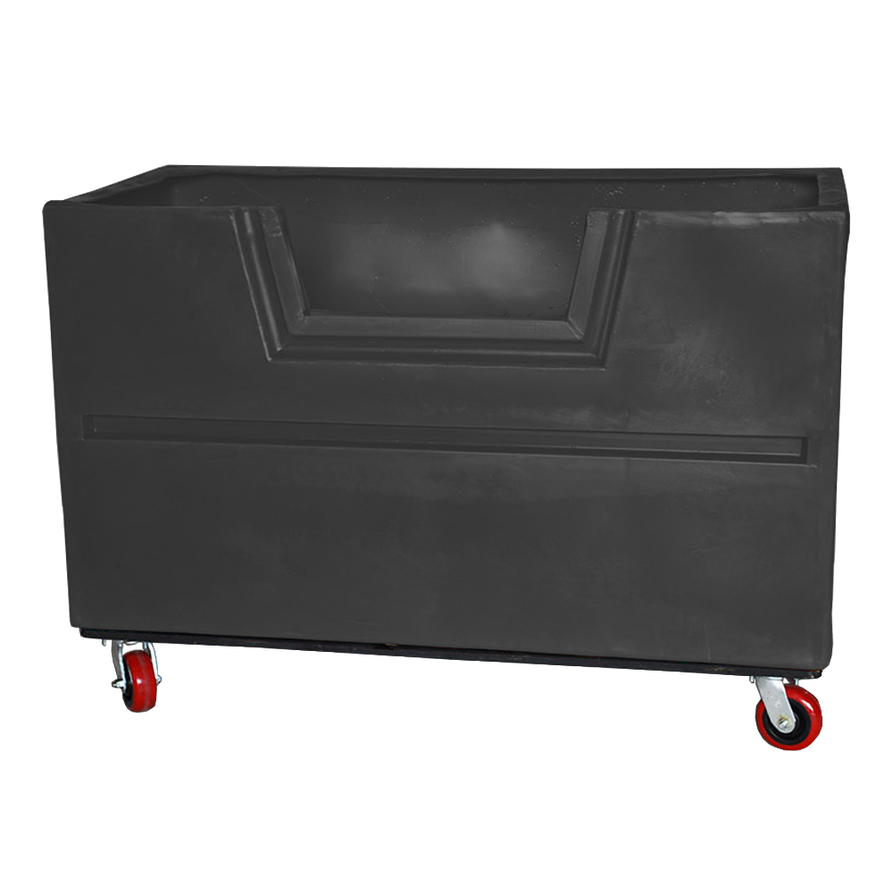 VFC-3429-H6, Hopper Front Bulk Cart, 24 Bushel, 60" x 29.8" x 40" - Black 