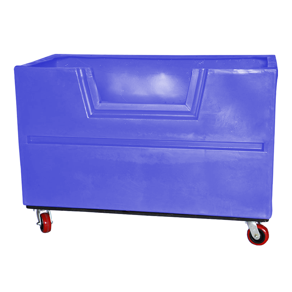 VFC-3429-H6, Hopper Front Bulk Cart, 24 Bushel, 60" x 29.8" x 40" - Blue 