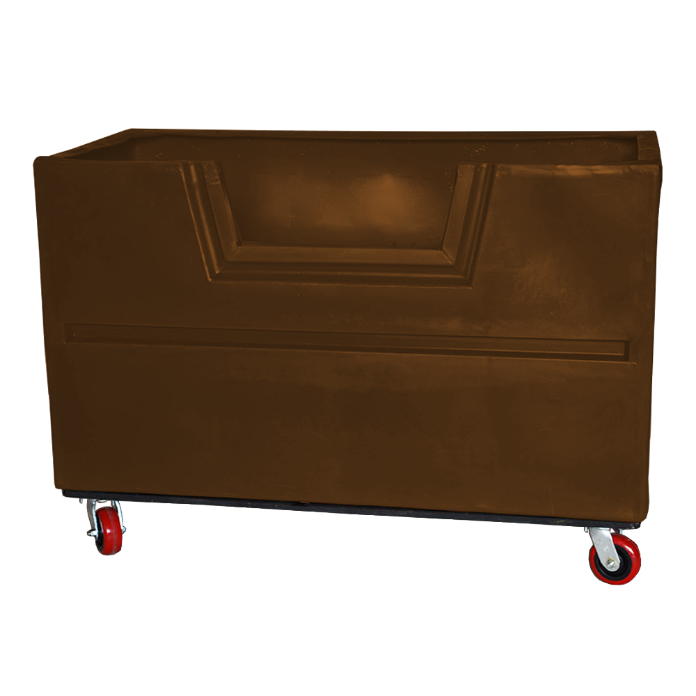 VFC-3429-H6, Hopper Front Bulk Cart, 24 Bushel, 60" x 29.8" x 40" - Brown 
