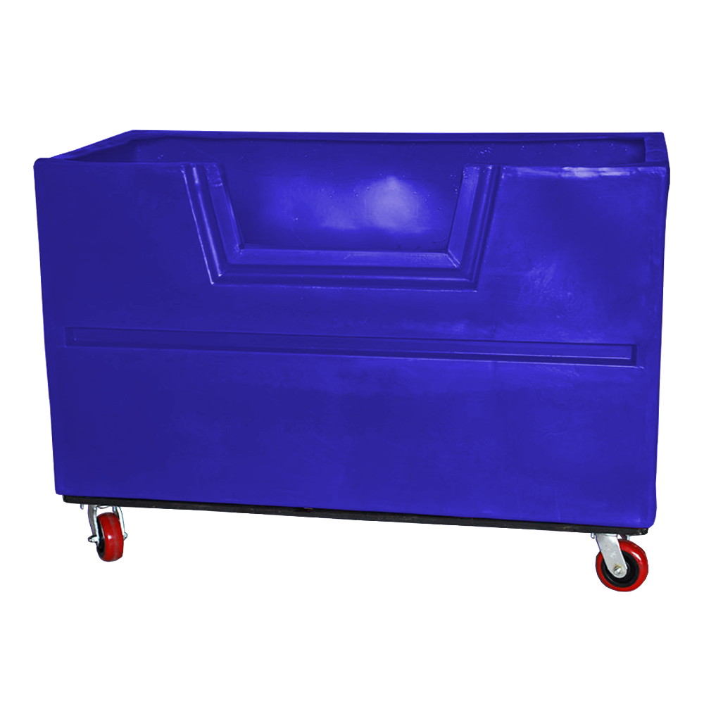 VFC-3429-H6, Hopper Front Bulk Cart, 24 Bushel, 60" x 29.8" x 40" - Dark Blue 