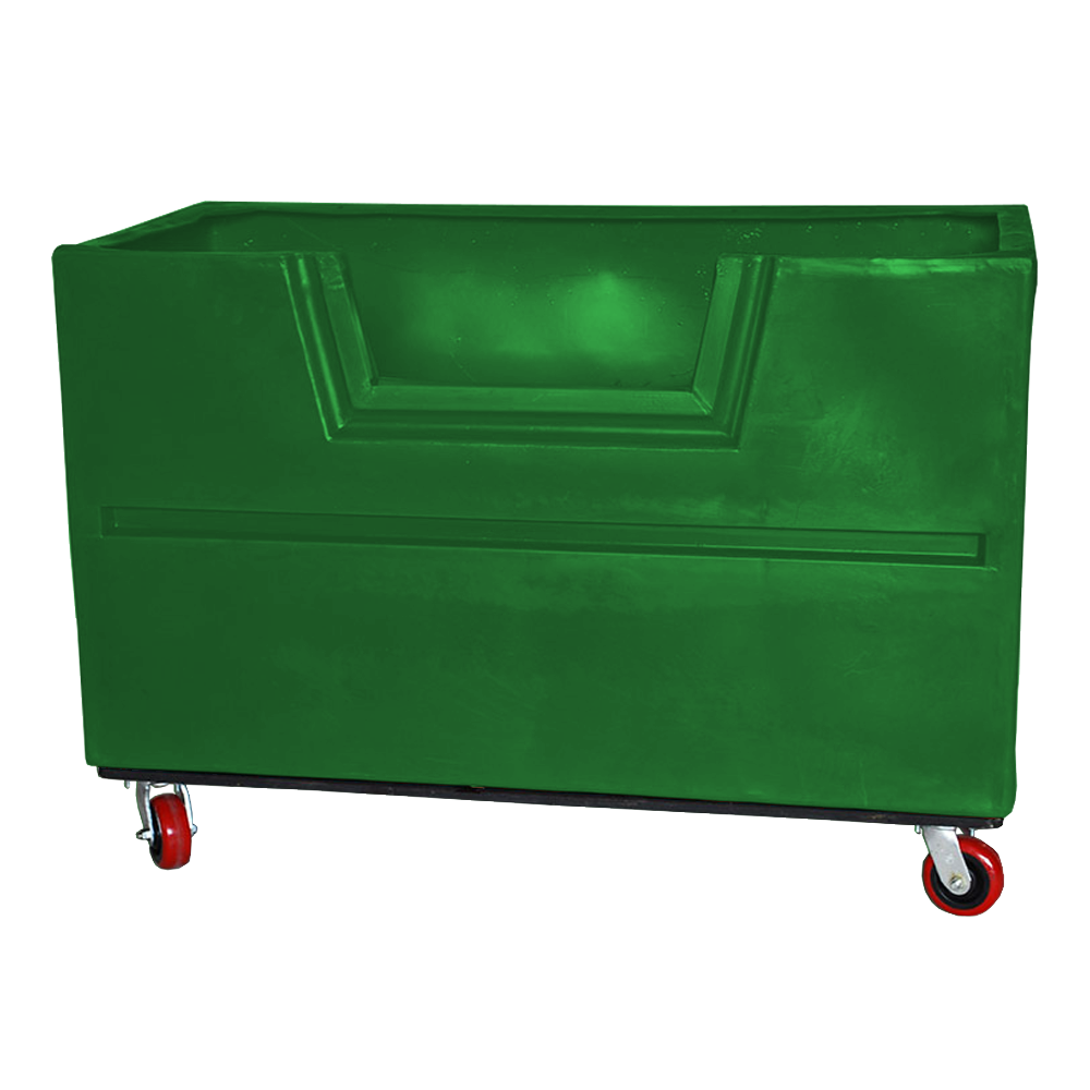 VFC-3429-H6, Hopper Front Bulk Cart, 24 Bushel, 60" x 29.8" x 40" - Green 