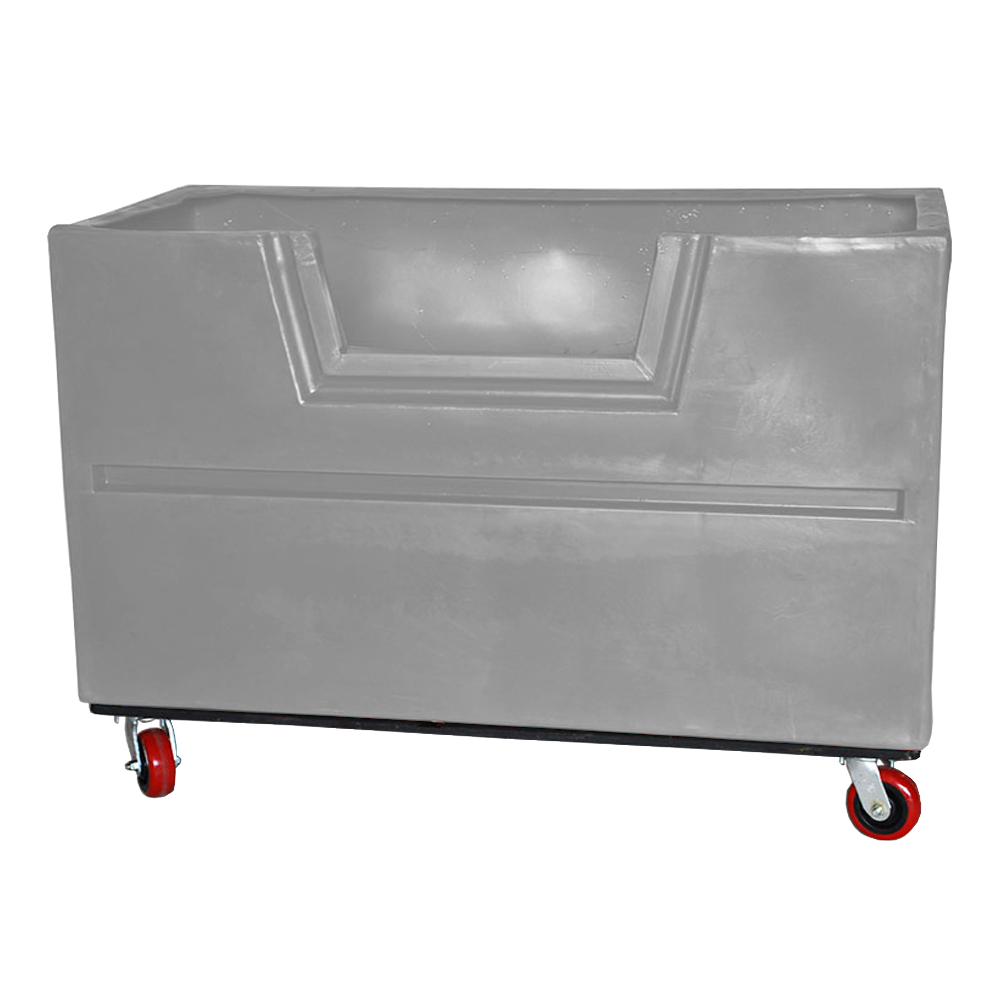 VFC-3429-H6, Hopper Front Bulk Cart, 24 Bushel, 60" x 29.8" x 40" - Gray 