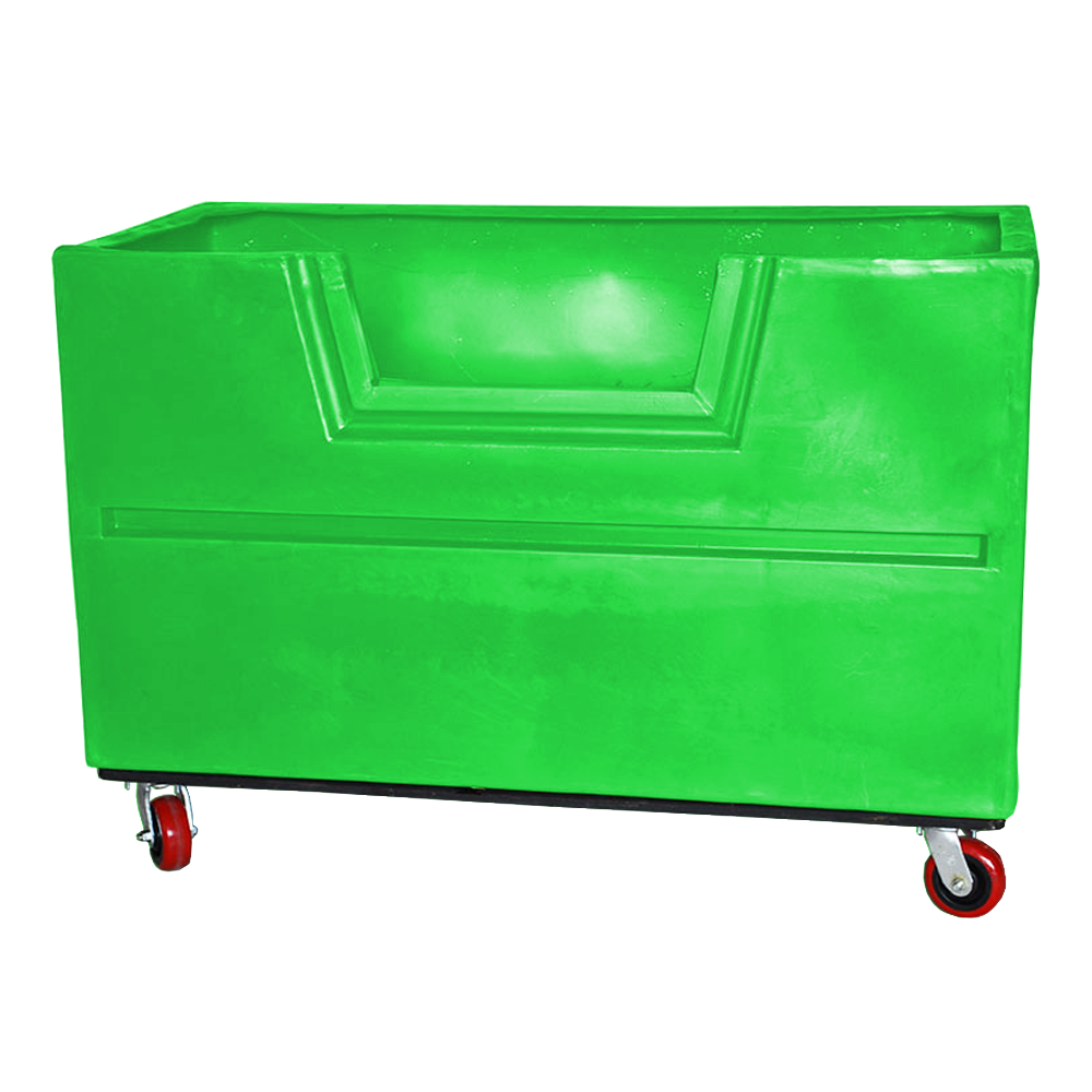 VFC-3429-H6, Hopper Front Bulk Cart, 24 Bushel, 60" x 29.8" x 40" - Lime Green 