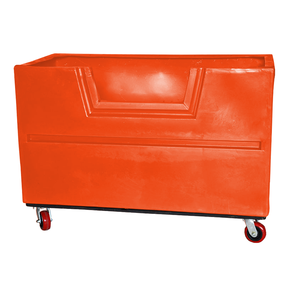 VFC-3429-H6, Hopper Front Bulk Cart, 24 Bushel, 60" x 29.8" x 40" - Orange 