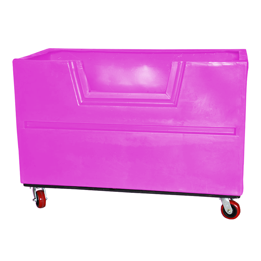 VFC-3429-H6, Hopper Front Bulk Cart, 24 Bushel, 60" x 29.8" x 40" - Pink 