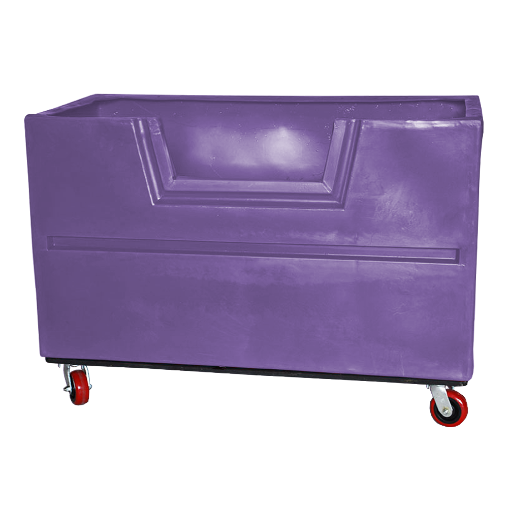 VFC-3429-H6, Hopper Front Bulk Cart, 24 Bushel, 60" x 29.8" x 40" - Purple 