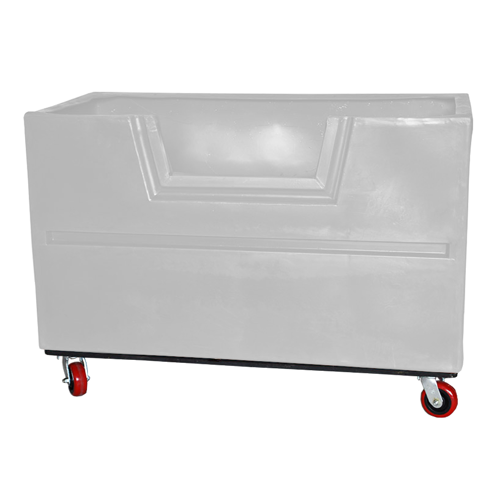 VFC-3429-H6, Hopper Front Bulk Cart, 24 Bushel, 60" x 29.8" x 40" - White 