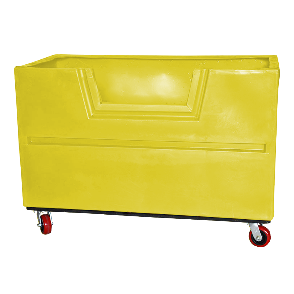 VFC-3429-H6, Hopper Front Bulk Cart, 24 Bushel, 60" x 29.8" x 40" - Yellow 