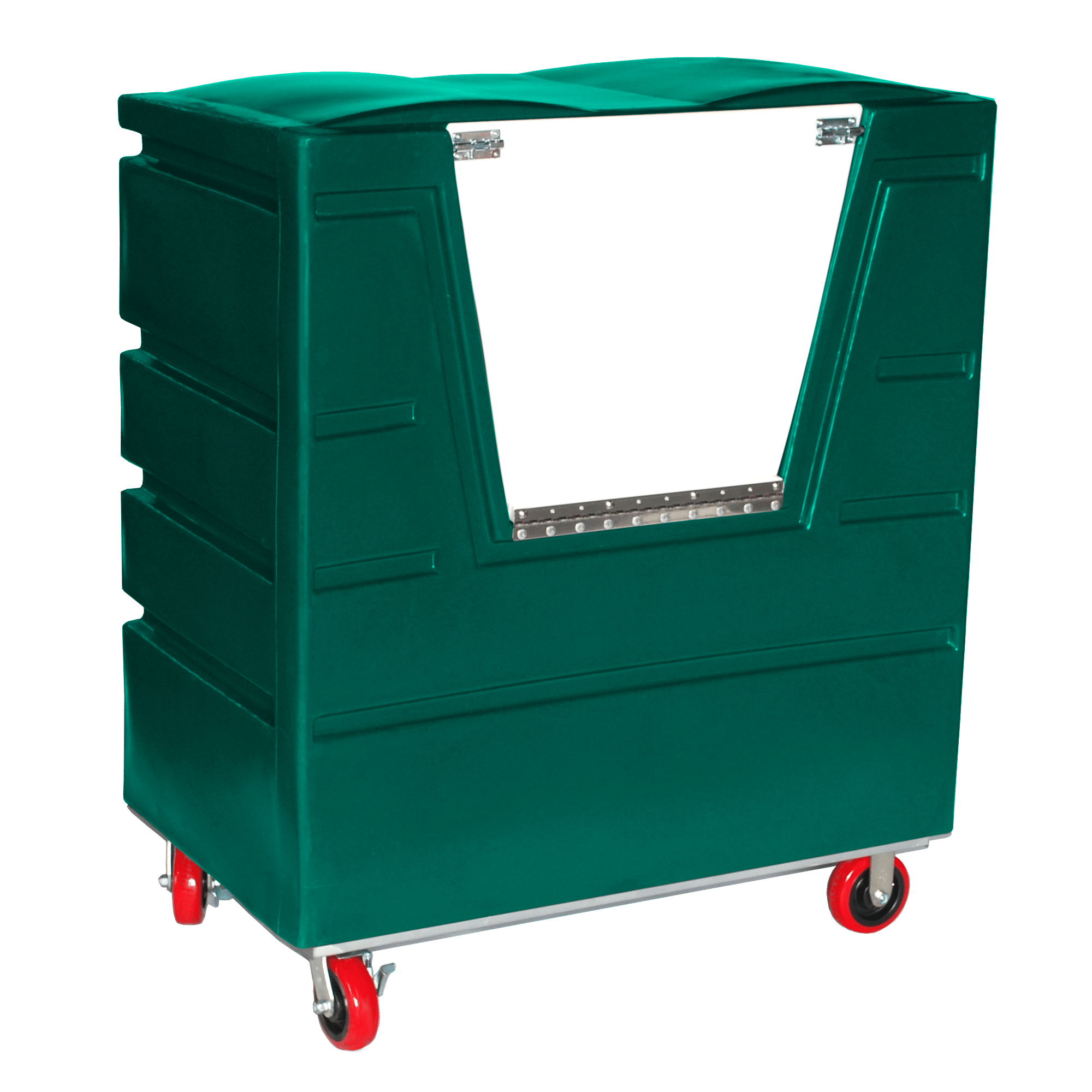 VFC-4829-H6-SP, Hopper Front Bulk Cart with Door, 27 Bushel, 48" x 29.5" x 56" - Green 