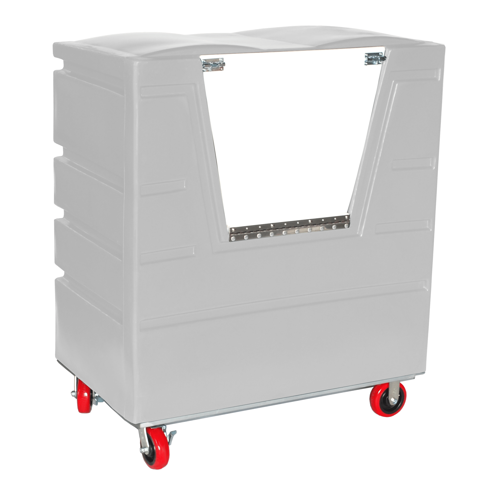 VFC-4829-H6-SP, Hopper Front Bulk Cart with Door, 27 Bushel, 48" x 29.5" x 56" - White 