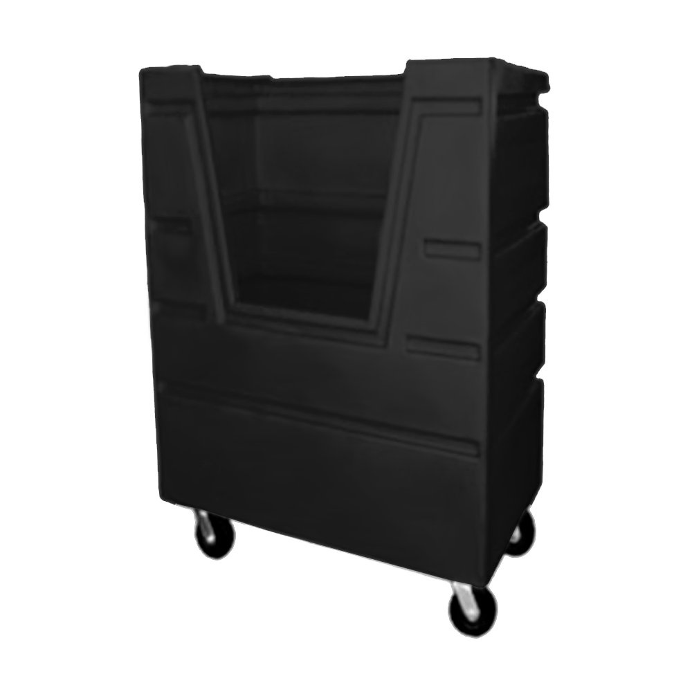 VFC-5829-H6, Hopper Front Bulk Cart, 37 Bushel, 48" x 29.5" x 67" - Black 